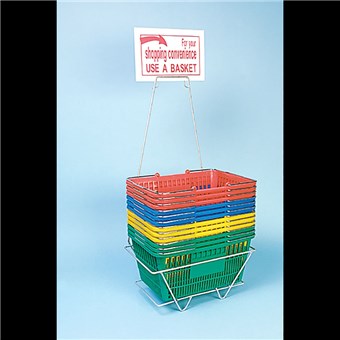 Shopping Baskets with Stand (12 CT)