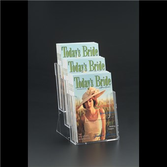 Triple-Tier Literature Holder