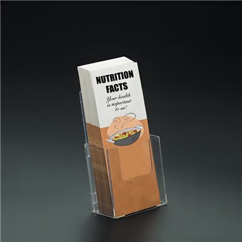 Single-Tier Literature Holder