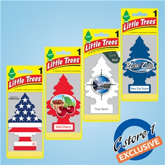 Tree Air Freshener Assortment - Red, White & Blue (24 CT)