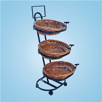 3-Basket Deluxe Merchandiser