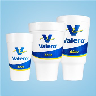 Foam Cold Cups - Valero
