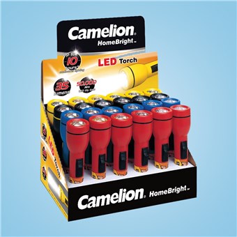 High Power LED Flashlight Display (24 CT)