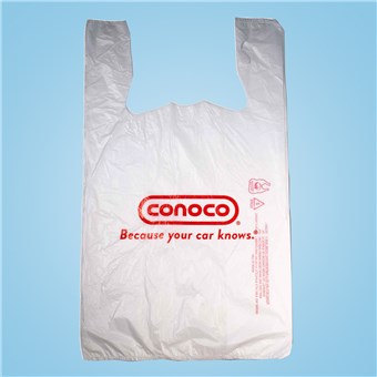 Plastic T-Sacks / Logo Bags (1,000 CT) - Conoco