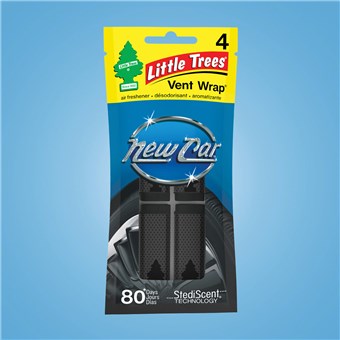 Little Trees Vent Wraps - New Car (24 CT)