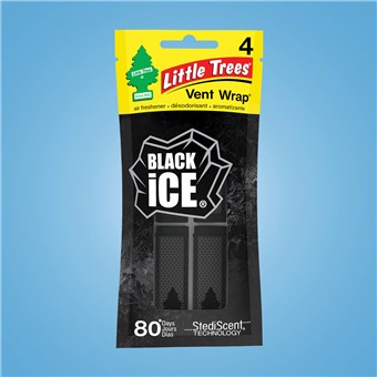 Little Trees Vent Wraps - Black Ice (24 CT)