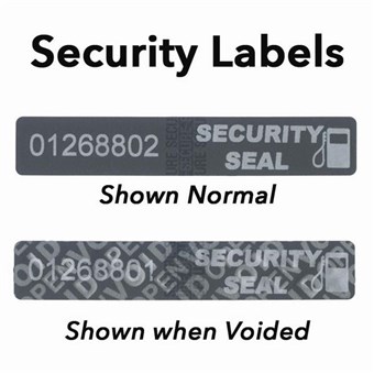 Gas Pump Security Labels (50 CT)