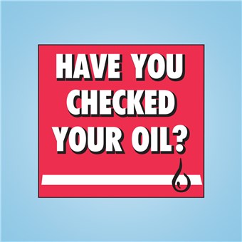 Vue-T-Ful Message Panel - CHECK YOUR OIL