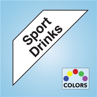 Corner Cooler Decal - SPORT DRINKS