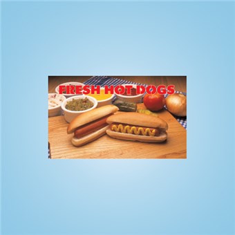 Pump Topper Insert - HOT DOGS