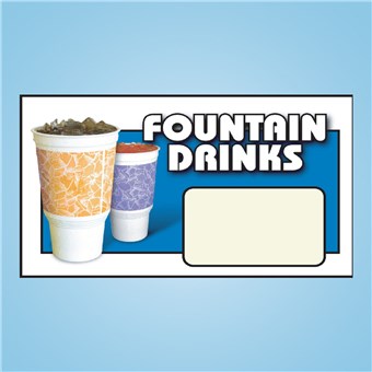 Pump Topper Insert - FOUNTAIN DRINKS