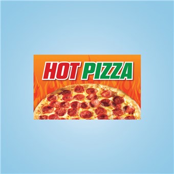 Pump Topper Insert - HOT PIZZA