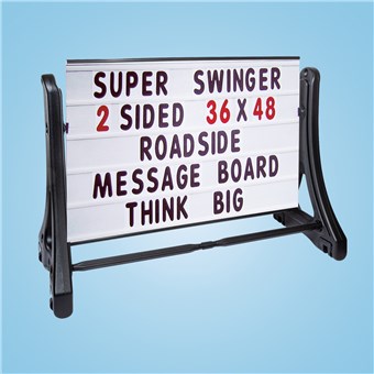 Roadside Swinger Message Sign