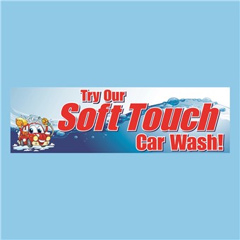 Outdoor Banner - SOFT TOUCH CAR WASH