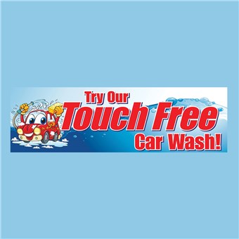 Outdoor Banner - TOUCH FREE CAR WASH