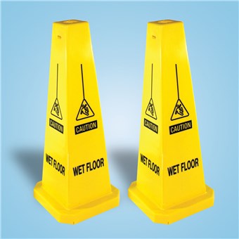 Wet Floor Cones - English Only (2 CT)