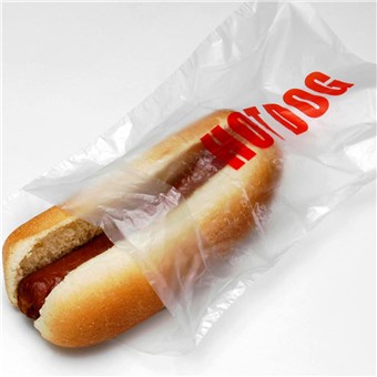 Clear Hot Dog Bags - Saddle Pack (2000 CT)