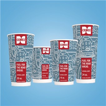 Insulated Paper Hot Cups - Cenex