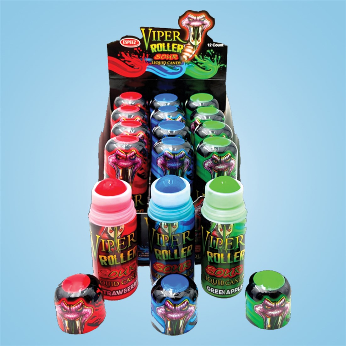 Viper Roller Sour Candy (12 CT) Cstore1