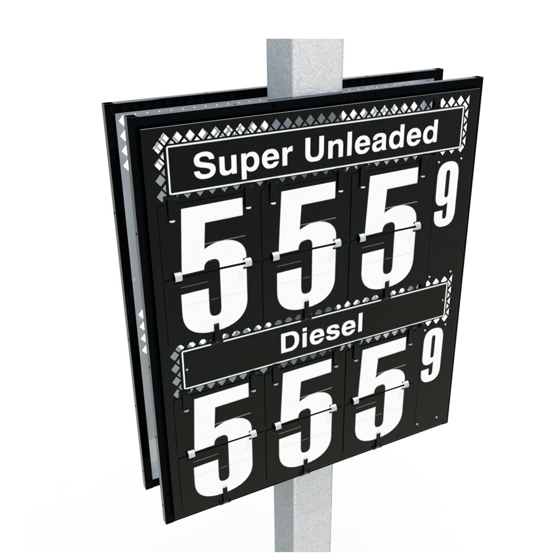 FOR  SALE-SOLD-AUTOMATIC-DIESEL-NEW ALL PLASTIC COATED SIGNS 