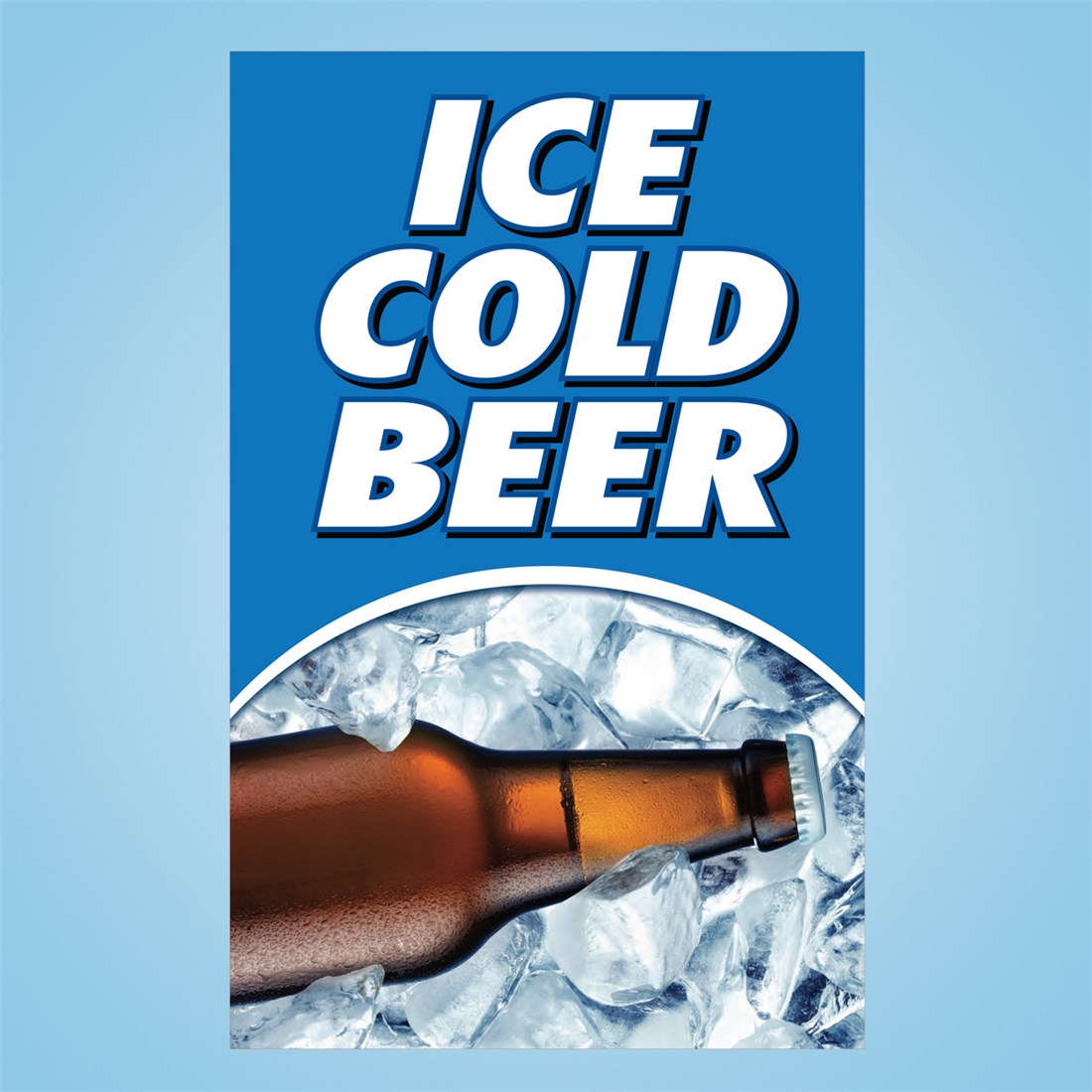 28 x 44 Message Insert - ICE COLD BEER