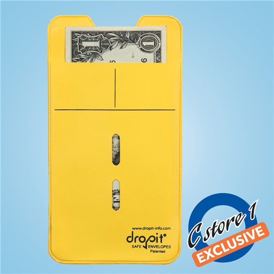 Dropit Reusable Cash Drop Envelopes Yellow Cstore1