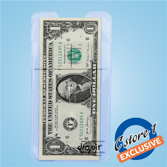 Dropit Reusable Cash Drop Envelopes Clear Cstore1